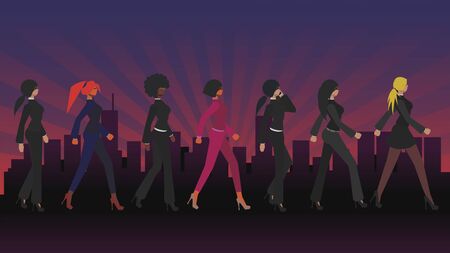 Modern Flat design people and Business concept for Smart Workout, easy to use and highly customizable. Modern vector illustration concept, isolated on white backgroundのイラスト素材