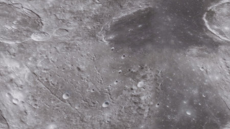 3d render, Moon high resolution imageの写真素材