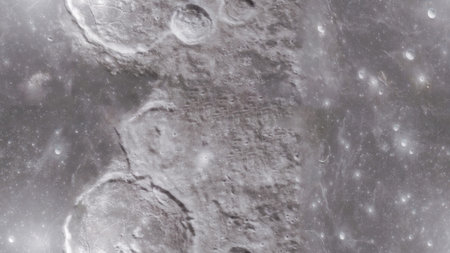 3d render, Moon high resolution imageの写真素材