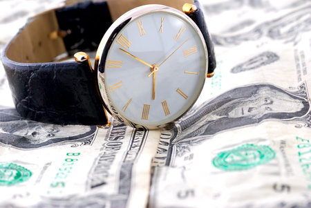 cash and watch