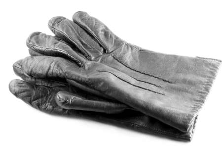 leather glovesの写真素材