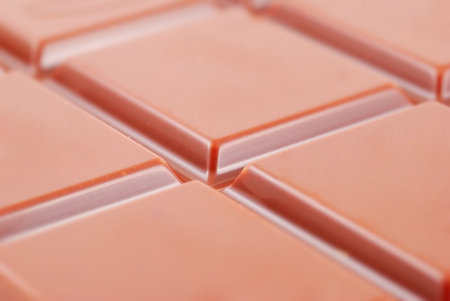 closeup picture of a chocolate brick 