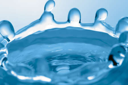close-up of water splashの写真素材
