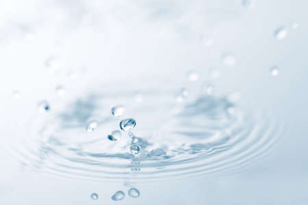 closeup of water splashの写真素材