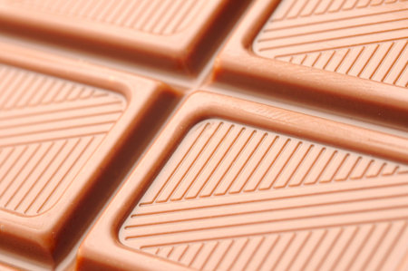 closeup of a chocolate brickの写真素材