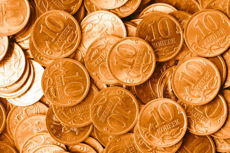 golden coinsの写真素材