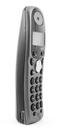 wireless phone isolated on whiteの写真素材