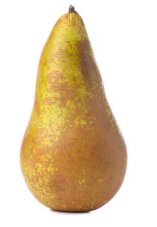 pear isolated on whiteの写真素材