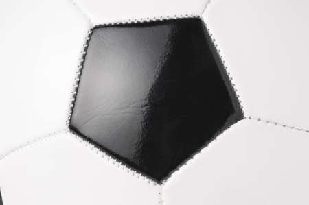 closeup of a football ballの写真素材