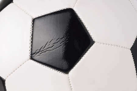 closeup of a football ball の写真素材