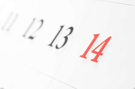 calendar closeupの写真素材