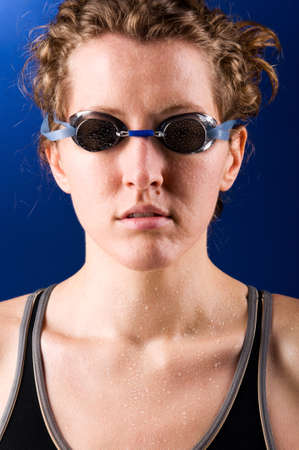 woman swimmerの写真素材