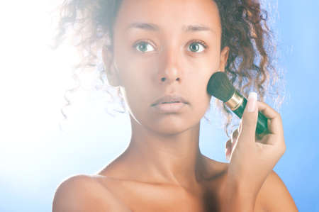 mulatto beautyの写真素材