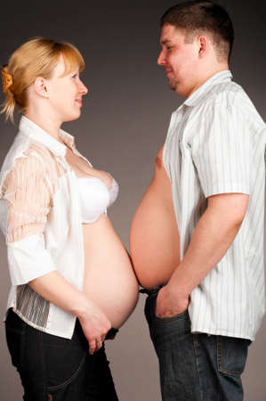 happy parentsの写真素材