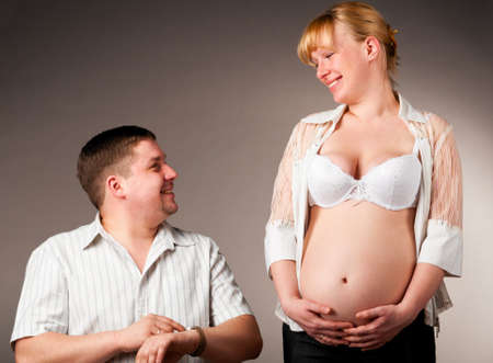 happy parentsの写真素材