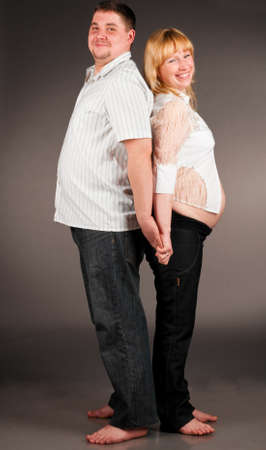 happy parentsの写真素材