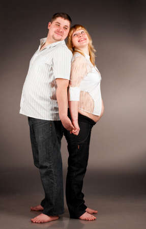 happy parentsの写真素材