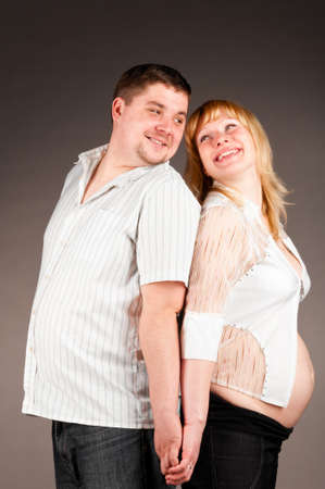 happy parentsの写真素材