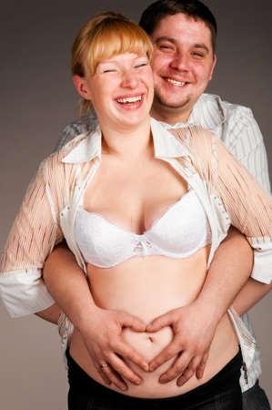 happy parentsの写真素材