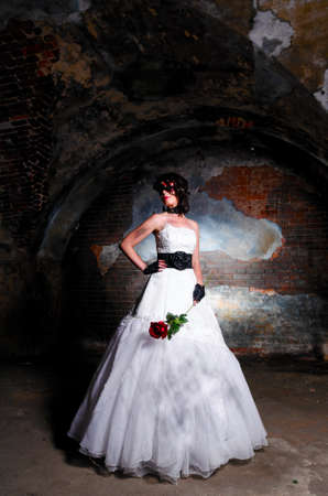 trash the dress womanの写真素材