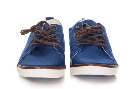 blue plimsollsの写真素材
