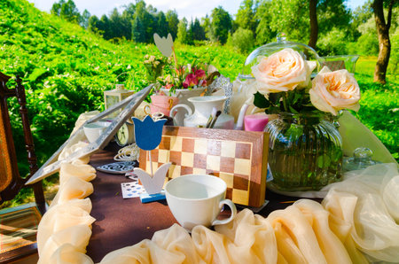 tea party in park