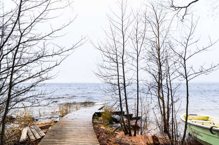 northern lakeの写真素材
