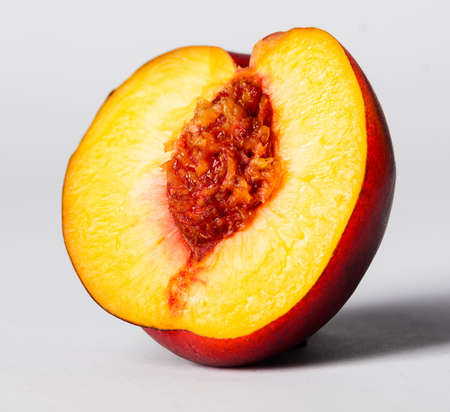 ripe peachの写真素材