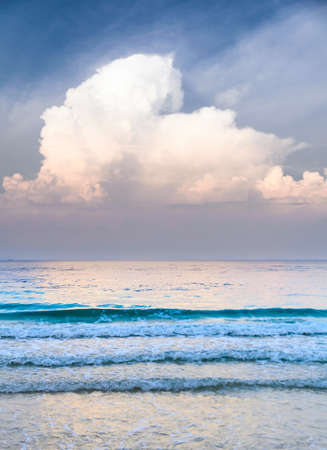 cloudy seascapeの写真素材