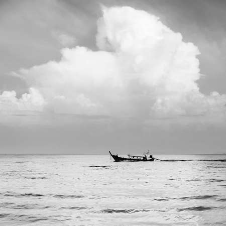 cloudy seascapeの写真素材