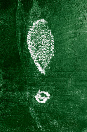 exclamation point on chalk board