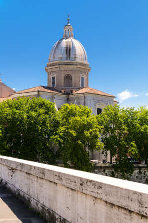 view of city street, Rome, Italyの写真素材