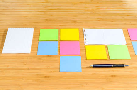 modern stylish work place, view from aboveの写真素材