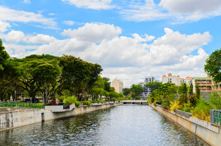view of Singapore residential buildingsの写真素材