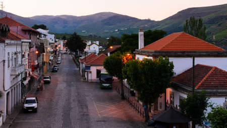 vineyard hills in the river Douro valley, Portugalの写真素材