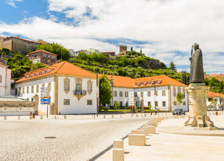 view of castle in Lamego, Portugalの写真素材