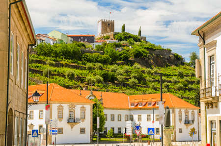 view of castle in Lamego, Portugalの写真素材