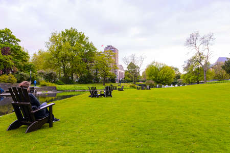 street view of Hamburg, Germanyの写真素材