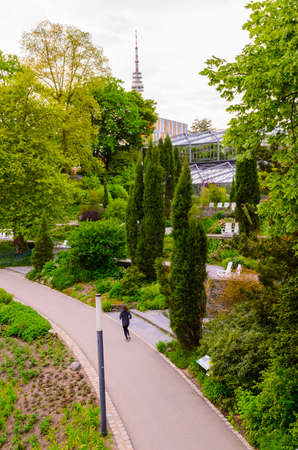 street view of Hamburg, Germanyの写真素材