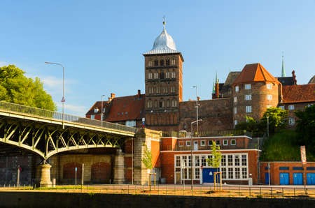 street view of Lubeck, Germanyの写真素材