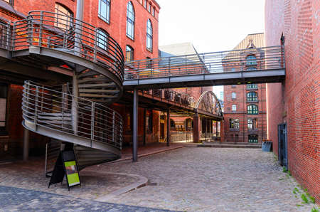 street view of Hamburg, Germanyの写真素材