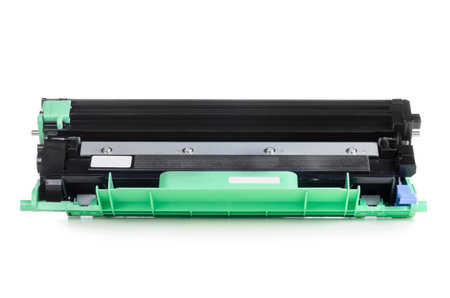 Cartridge for laser home printer isolated on white background