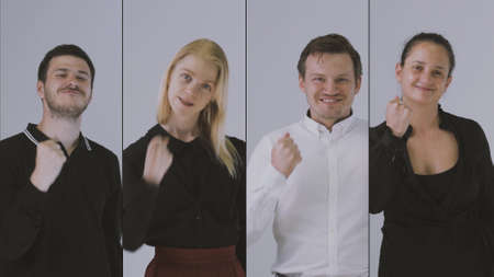 Successful businessmen and businesswomen.の写真素材