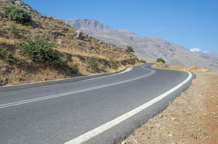 mountain roadの写真素材