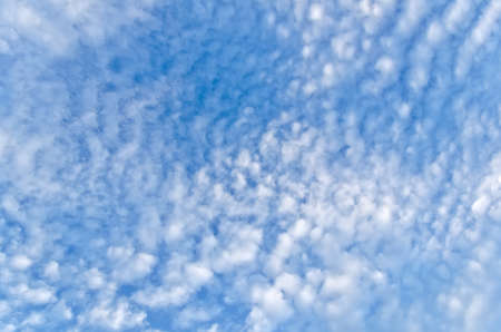 blue sky background with cloudsの写真素材
