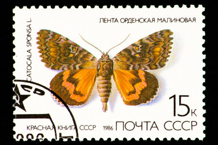 07.24.2019 Divnoe Stavropol Territory Russia USSR postage stamp 1986 - Series Red Book of the USSR,...