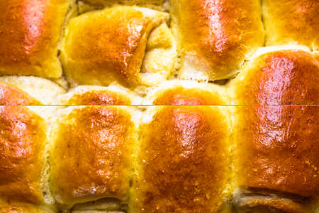 fresh buns just taken out of the oven
