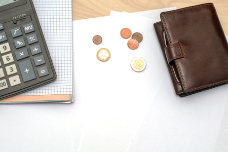 a syringe tablets in blisters medical hygiene masks and ampoules with medicines on the table. High quality photoの写真素材