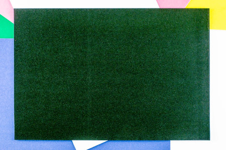multicolor abstract background made of colored paper sheets. High quality photoの写真素材