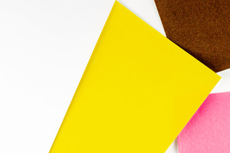 multicolor abstract background made of colored paper sheets. High quality photo